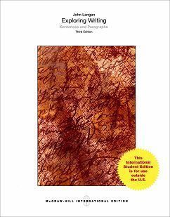 Exploring Writing: Sentences and Paragraphs 3/e (International Student Edition)