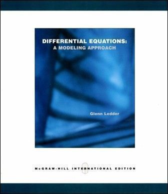 Differential Equations: A Modeling Approach